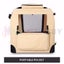 Dog Travel Cage Collapsible Soft Dog Travel Crate Pet Cage Carrier 49x35x35 Carousel 12