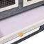 Rabbit Hutch Grey and White Solid Firwood Oibnlk Carousel 9