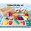 Keezi Kids Pretend Play Food Kitchen Wooden Toys Childrens Cooking Utensils Food Carousel 4