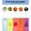 Keezi Kids Pretend Play Food Kitchen Wooden Toys Childrens Cooking Utensils Food Carousel 7
