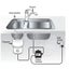 WASTE DISPOSAL WITH AIR SWITCH Carousel 8