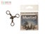Mustad Three Way Cross Barrel Swivel 1/0 Qty 6 Carousel 1