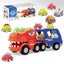 Dinosaur Truck Toys 9 in 1 Dinosaur Trucks 8 Pull Carousel 1