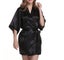 Kimono Satin Robe Chemise Sexy Lingerie Dress Size 16 A0422BK5 Carousel 5