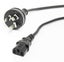 IEC Power Lead - 1mm Cable - 2 Meter Length Carousel 1