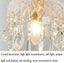 Modern Industrial Vintage Pendant Lamp, Crystal Glass Hanging Light Carousel 14