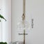 Modern Industrial Vintage Pendant Lamp, Crystal Glass Hanging Light Carousel 6