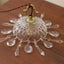 Modern Industrial Vintage Pendant Lamp, Crystal Glass Hanging Light Carousel 5