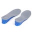 1 Pair Double layer Silicone Insoles Comfy Unisex Women Men Silicone Carousel 3