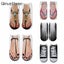 New Funny 3D Printed Toe Flip Flops Skull Canvas Shoes Patte Carousel 2