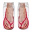 New Funny 3D Printed Toe Flip Flops Skull Canvas Shoes Patte Carousel 1