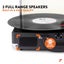 Record Player Briefcase with Bluetooth - Charcoal Carousel 14
