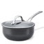 Anolon SearTech 20cm (2.4L) Covered Saucier Black Carousel 1