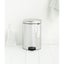 Brabantia NewIcon Pedal Bin (20L) Brilliant Steel Carousel 4