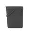 Brabantia Sort & Go Waste Bin (25L) Grey Carousel 6