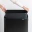 Brabantia Bo Touch Hi Bin (60L) Matte Black Carousel 9