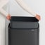 Brabantia Bo Touch Bin (60L) Matte Black Carousel 10