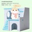 Pet Small Animal Hideout Hamster House with Funny Climbing Ladder Stair Wooden H Carousel 3