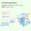 Pet Small Animal Hideout Hamster House with Funny Climbing Ladder Stair Wooden H Carousel 4