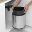 Brabantia Built-in Bin (15L) Brilliant Steel Carousel 4