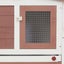 Outdoor Large Rabbit Hutch Brown and White Wood Oibnaa Carousel 5
