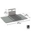 Umbra UDry Over the Sink Dish Rack with Dry Mat Charcoal Carousel 5