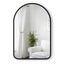 Umbra Hub Arched Mirror (61cm x 91cm) Black Carousel 1