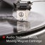 Hi-Fi Record Player HQ Black - AT Cart. Carousel 15