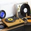 Record Player Bluetooth Light Wood Carousel 6