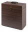 Record Player with Record Storage Case Dark Wood Carousel 9