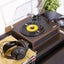 Record Player with Record Storage Case Dark Wood Carousel 17