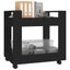Desk Trolley Black 60x45x60 Cm Engineered Wood Nollbo Carousel 3