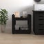 Desk Trolley Black 60x45x60 Cm Engineered Wood Nollbo Carousel 4