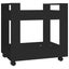 Desk Trolley Black 60x45x60 Cm Engineered Wood Nollbo Carousel 7