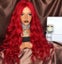 Red Curly Wig C0384RD0 Carousel 1