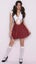 Sexy Lingerie School Girl Costume Size 8 A0664RD0 Carousel 5