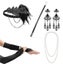 Flapper Accessories 1920s Gatsby Party Womens Costume Dress Set B0263BK0 Carousel 2