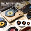 Record Player Set With Speakers Carousel 12