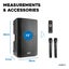 Portable PA Speaker 12 Inch - 2 x UHF Mics Carousel 13