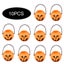Halloween Decorations 10Pcs Halloween Candy Bucket Pot Witch Pumpkin Carousel 1