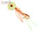 Ocean Angler Coin Drop Lure 80g Orange/Glow White Carousel 4