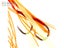 Ocean Angler Coin Drop Lure 80g Orange/Glow White Carousel 5