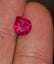 High Quality 1.1 Ct Pink Lab Created Sapphire Pear Cut Gemstone Carousel 1