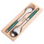 Laguiole Debutante Salad Server Forest Green Set 2pce Carousel 1
