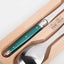 Laguiole Debutante Salad Server Forest Green Set 2pce Carousel 2