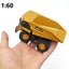 Die-cast Dump Truck Model Scale, 1:60, Huina 1912 YELLOW METAL Carousel 5