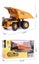 Die-cast Dump Truck Model Scale, 1:60, Huina 1912 YELLOW METAL Carousel 10