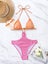 High Waist Sexy Women One Piece Swimsuits Female Swimwears Patchwork Carousel 4