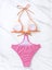 High Waist Sexy Women One Piece Swimsuits Female Swimwears Patchwork Carousel 5