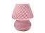 Glass Mushroom Lamp Bedside Desk Lamp Dimmable Night Light Home Decor Pink Carousel 2